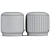 Modern Ottoman Pouf 3D Models 3D model small image 2