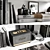  Adjustable Grid Shelf Set 3D model small image 3
