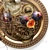 Decorative Brass Plate with Figs 3D model small image 3