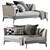 Feel Good Chaiselongue Flexform 2016 3D model small image 1