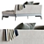 Feel Good Chaiselongue Flexform 2016 3D model small image 4