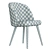 Modern Alyssa A970 Sidechair 3D model small image 4