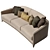 Luxurious Victor Sofa of Opulence 3D model small image 2