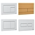 TECE Flush Buttons Set (8) 3D model small image 3