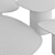 Giorgetti Galet Modern Geometric Coffee Tables 3D model small image 3