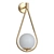 Modern White Metal Sphere Sconce 3D model small image 6