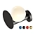Modern Typography VELA Sconce Art 3D model small image 1
