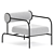 Modern Velvet Shiro Kuramata Sofa 3D model small image 1