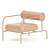 Modern Velvet Shiro Kuramata Sofa 3D model small image 3