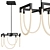 Modern LED Chandelier Fixture 3D model small image 1