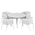 Contemporary Dining Set - Laika Chair & Abrey Table 3D model small image 3