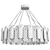 Elegant Smoky Crystal Chandelier 3D model small image 2