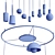 Modern Pendant Lighting HOOLAHOOP Design 3D model small image 7