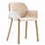 Minimalistic Nuez Chair Collection 3D model small image 1
