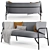 Rossin Samurai Small Sofa: Ready for Corona Render 3D model small image 2