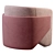 Elegant Thea Chair in Dusty Blush 3D model small image 3