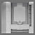 Modern Bathroom Furniture Set 3D model small image 2