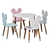 Mickey Kids Table Chair Set 3D model small image 1