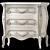 Craftcode 1988 Dresser & Nightstand 3D model small image 2