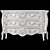 Craftcode 1988 Dresser & Nightstand 3D model small image 5
