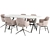 Flexform Boma Table Eliseo Chairs 3D model small image 2