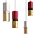 Sleek Lobe Pendant Light 3D model small image 1