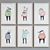 Modern Animal Portrait Picture Frames 3D model small image 3