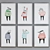 Modern Animal Portrait Picture Frames 3D model small image 5