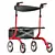 4k PBR Textured High Poly Rollator 3D model small image 3