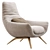 ERMES Modern Designer Furniture Set 3D model small image 2