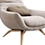 ERMES Modern Designer Furniture Set 3D model small image 3