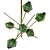 Elegant Harlow Chandelier by Gabriel Scott 3D model small image 1