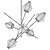 Elegant Harlow Chandelier by Gabriel Scott 3D model small image 2