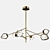 Modern Spoke Chandelier by Gabriel Scott 3D model small image 1