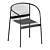  Modern Steel Armchair VELIT 3D model small image 5