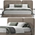 Modern Dunes Bed 2013 Collection 3D model small image 2