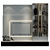 Modern TV Wall Decor Shelf 3D model small image 2