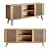  Refactura Solid Wood TV Stand 3D model small image 1