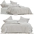 Natural Tufted Quilt Cover - Adairs 3D model small image 1