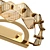 Luxe Wall Light by ImperiumLoft 3D model small image 2