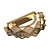 Luxe Wall Light by ImperiumLoft 3D model small image 3