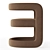 Alton Dining Chair by RH 3D model small image 4