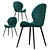 Plush Mika Kitchen Chair 3D model small image 3