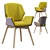 Sleek Boss Design Office Chair 3D model small image 2