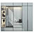 Modern TV Wall Decor MLK-13 3D model small image 2