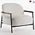 Sophisticated Sejour Lounge Chair 3D model small image 1