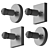 Retro Vibes Sconce Duo 3D model small image 3