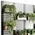 Metal Framed Plant Partition Box 3D model small image 4