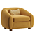 Modern 2014 Yoji Chair Model 3D model small image 4