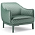 Elegant Potocco Blossom Armchair 3D model small image 7